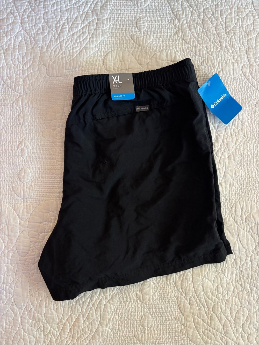Columbia Women’s Black Athletic Shorts with Elastic Waistband